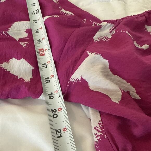 Nine West Women's Size XXL Maxi Babydoll Dress Lined Pink Floral Spring Easter - Picture 8 of 12